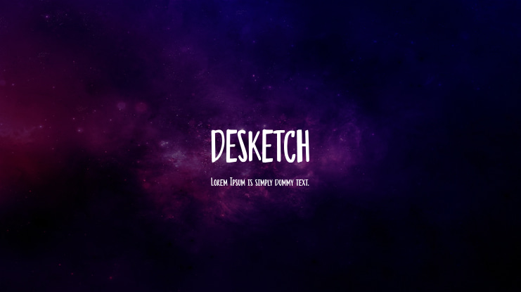 DESKETCH Font