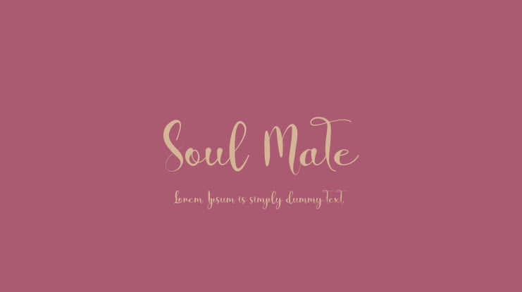 Soul Mate Font
