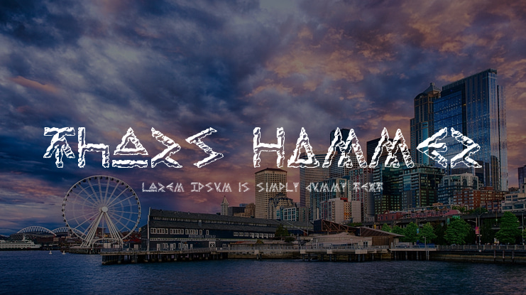 Thors Hammer Font Family