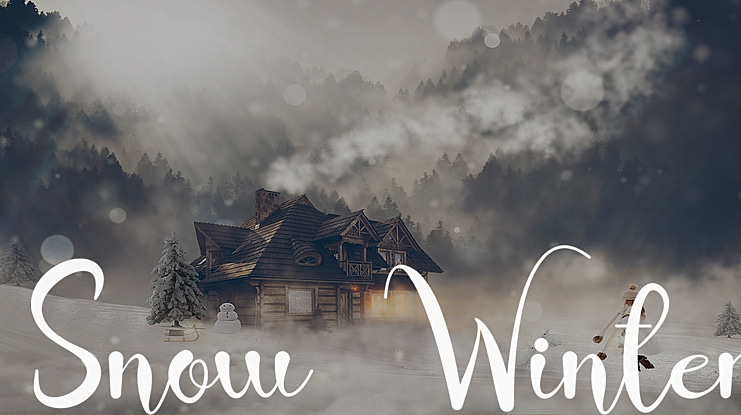 Snow Winter Font