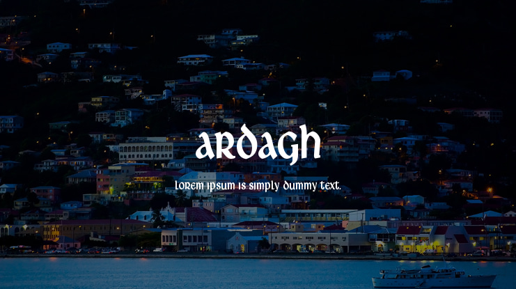 Ardagh Font