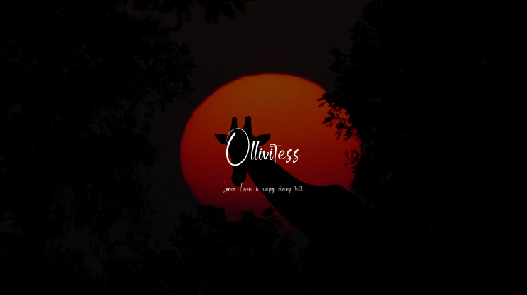 Ollivitess Font