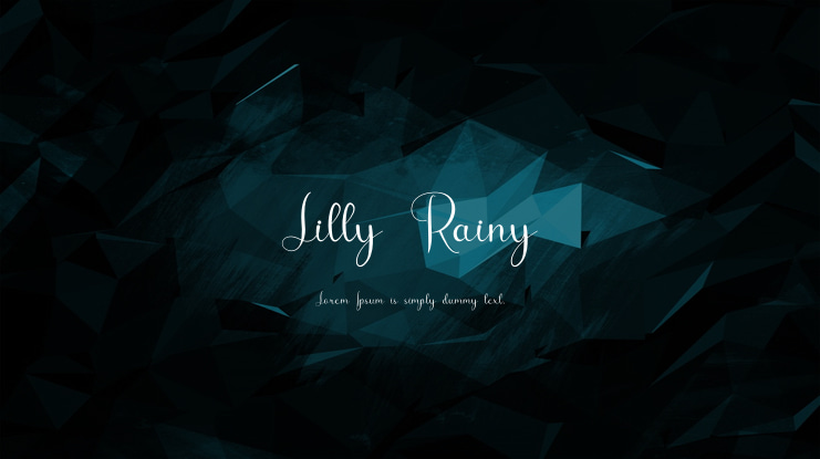 Lilly Rainy Font