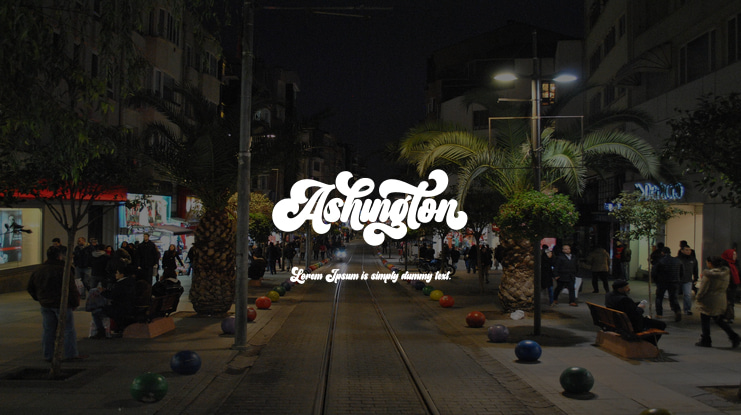 Ashington Font