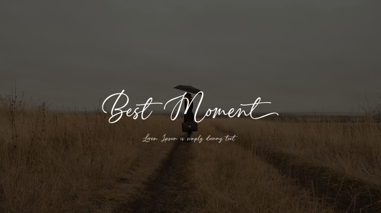 Best Moment Font