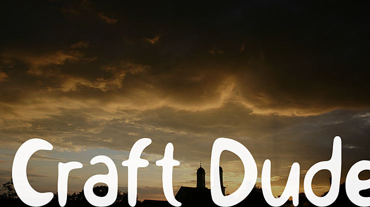 Craft Dude Font