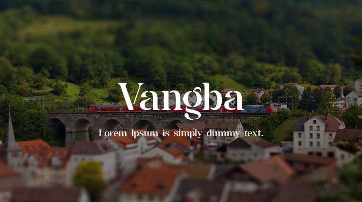 Vangba Font