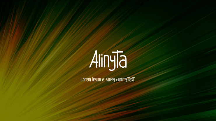 Alinyta Font