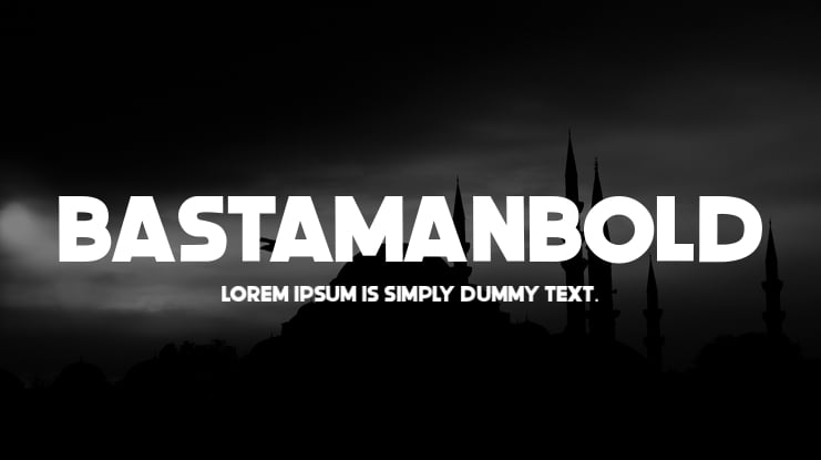 BastamanBold Font