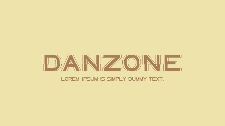 DANZONE Font