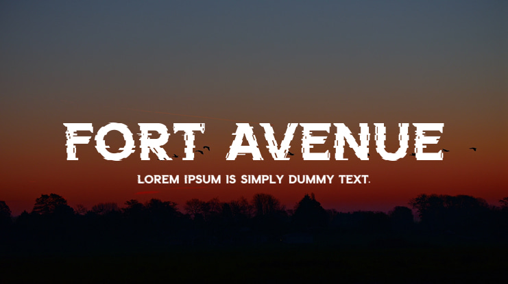 FORT AVENUE Font