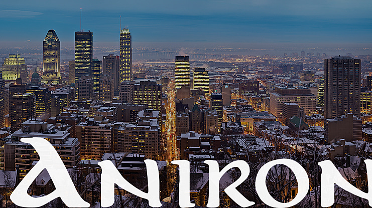 Aniron Font Family