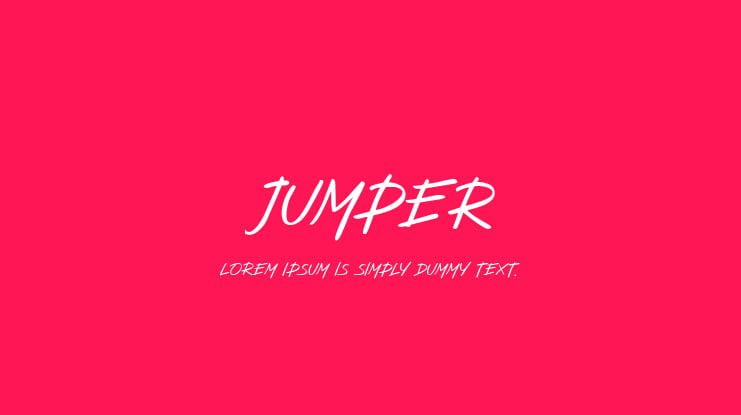 Jumper Font