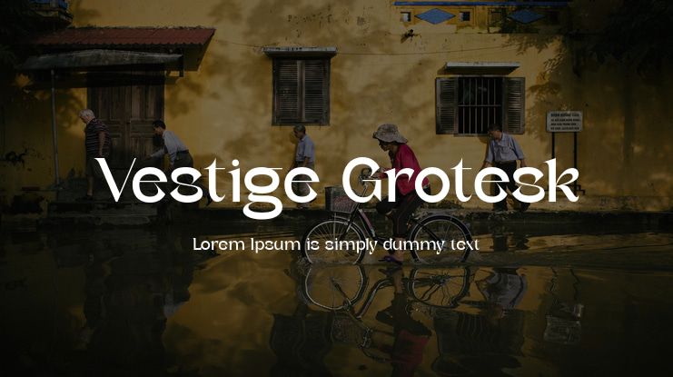 Vestige Grotesk Font