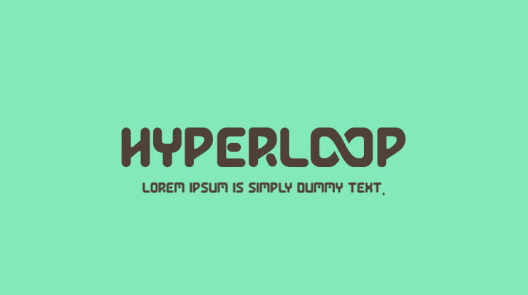 HYPERLOOP Font