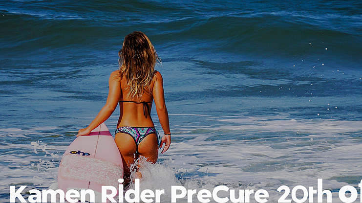 20th Century Fox Logo Kamen Rider PreCure Official Font