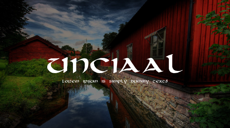 Unciaal Font