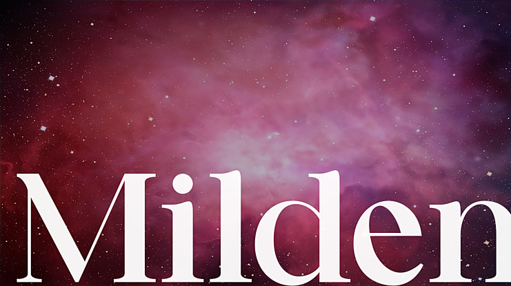 Milden Font