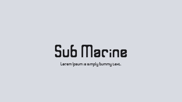 Sub Marine Font