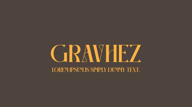 GRAVHEZ Font