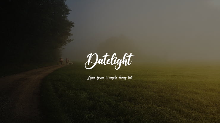 Datelight Font
