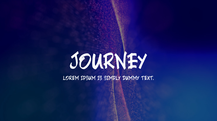 Journey Font