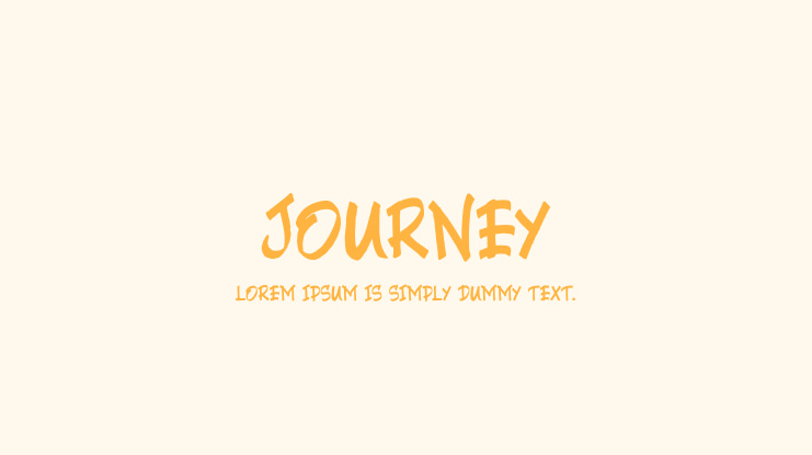 Journey Font