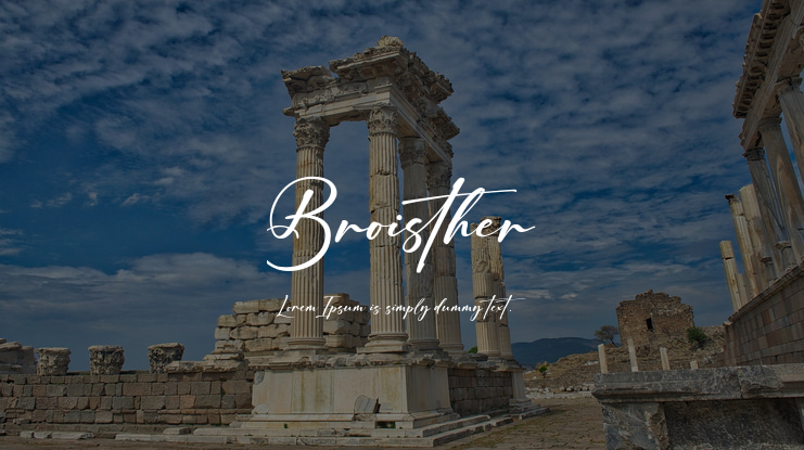 Broisther Font