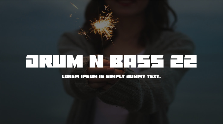 Drum N Bass 22 Font Family