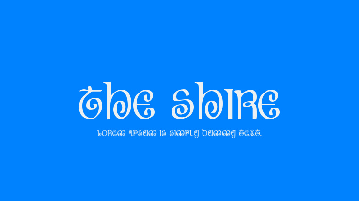 The Shire Font Family