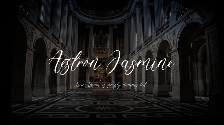 Aestron Jasmine Font