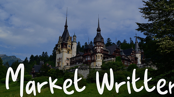 Market Written Font