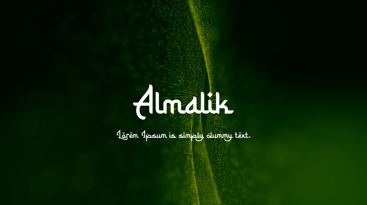 Almalik Font