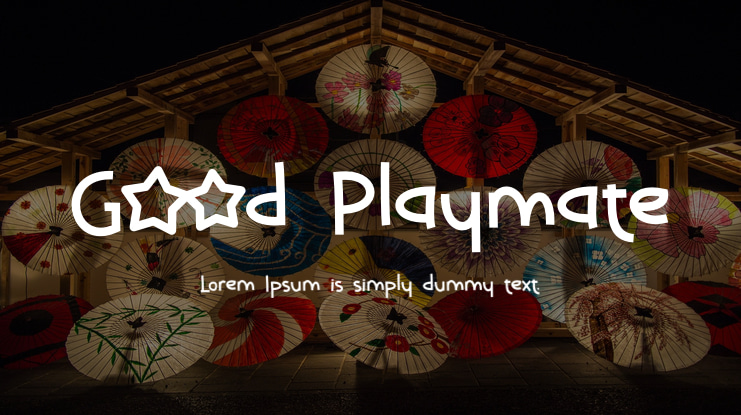 Good Playmate Font