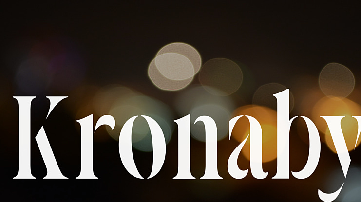 Kronaby Font