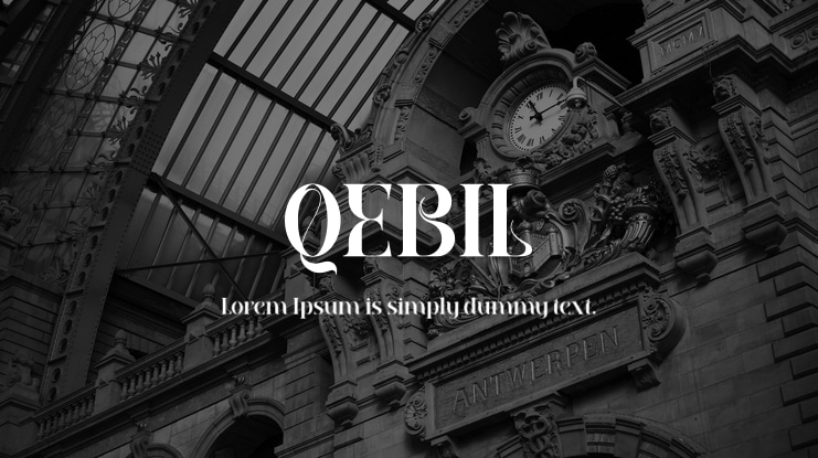 QEBIL Font