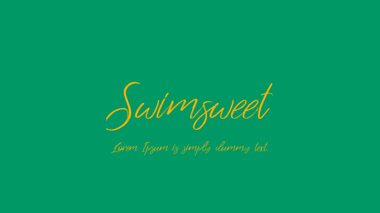 Swimsweet Font