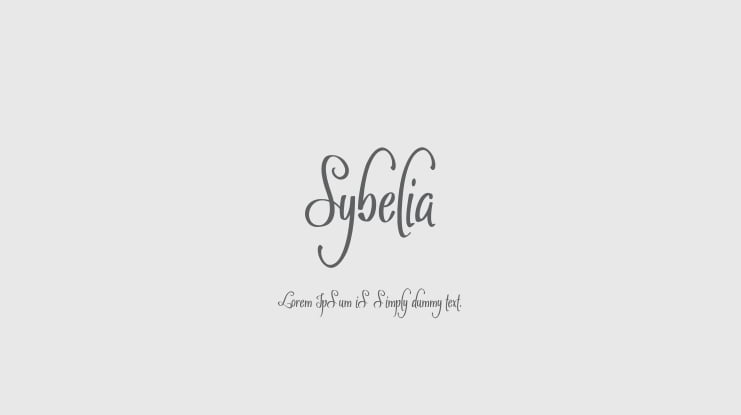 Sybelia Font