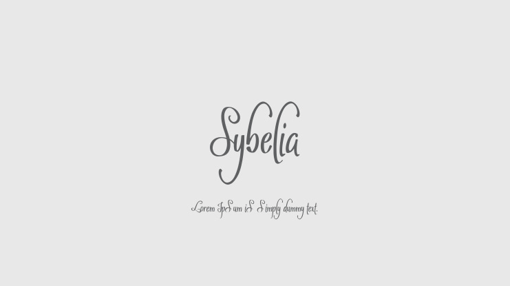 Sybelia Font