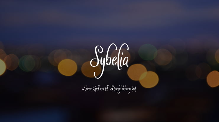 Sybelia Font