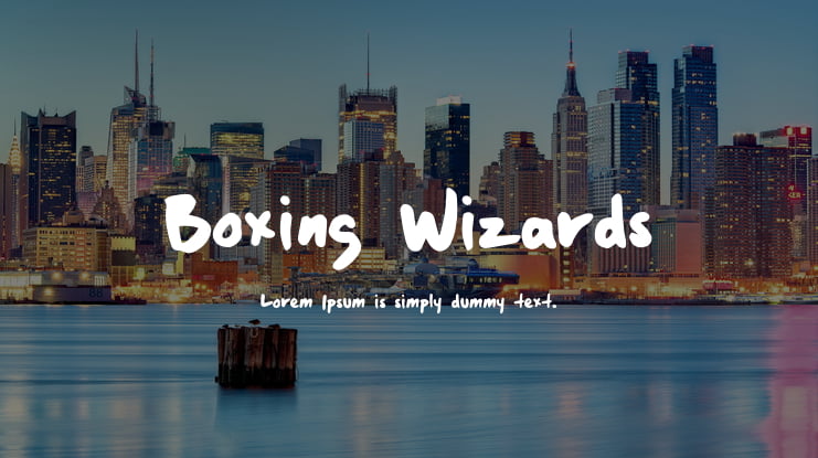 Boxing Wizards Font