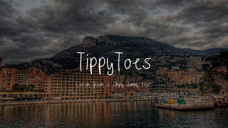 TippyToes Font Family