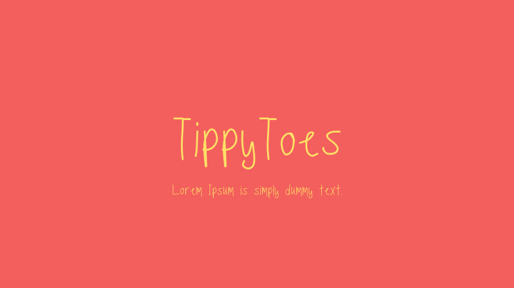 TippyToes Font Family