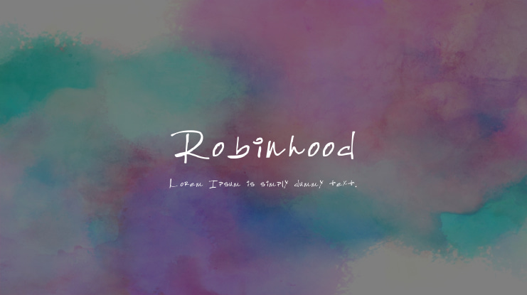 Robinhood Font