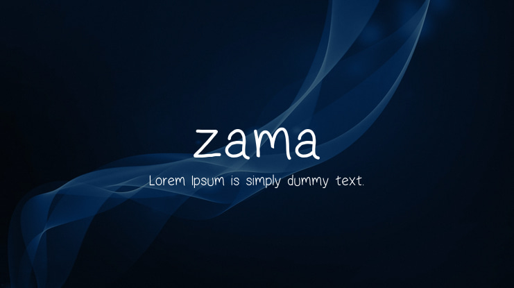 zama Font Family