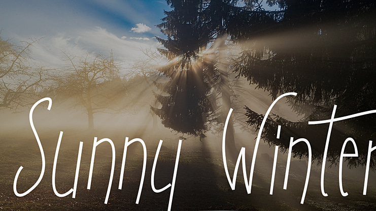 Sunny Winter Font