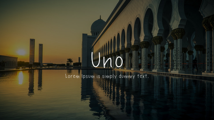 Uno Font