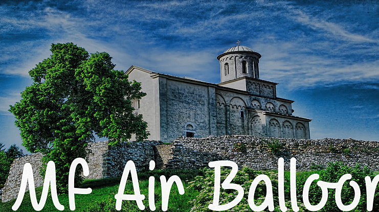 Mf Air Balloon Font
