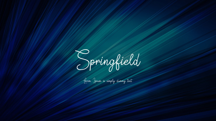 Springfield Font