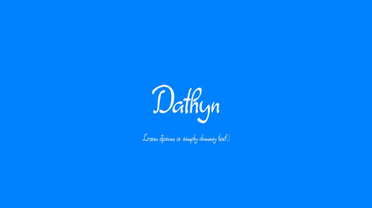 Dathyn Font